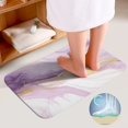 thumbnail image 4 of Marble Blue Greene Purple And Gold Stripes Bathroom Mats Set 3-piece Bath Mats , Floor Rug Decorations for Kitchen Bathroom Bedroom, 4 of 7
