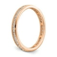 thumbnail image 5 of 14k Rose Gold Channel Set Diamond Eternity Wedding Band Anniversary Ring Size 6 - 1/2 Ct., 5 of 5