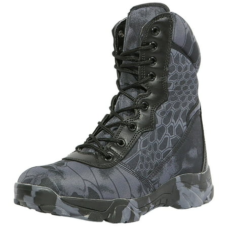 

Mepaouo Men s Hiking Ankle Boots Waterproof Soft Toe Work Boots Trekking Camping Hike Shoes(Grey 10.5)