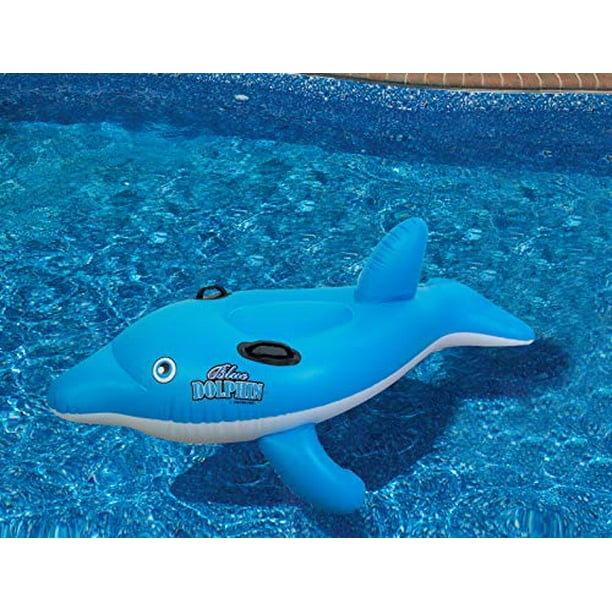 Inflatable dolphin on sale pool float