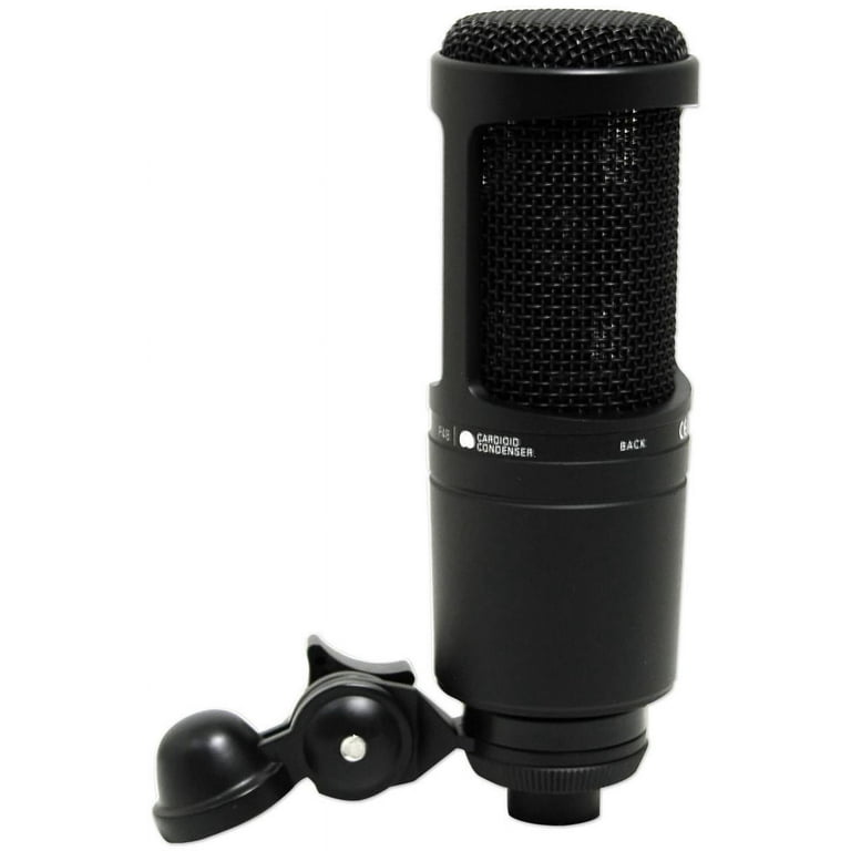 Audio Technica AT2041SP AT2020+AT2021 Studio Condenser Microphones+Mic  Stand 