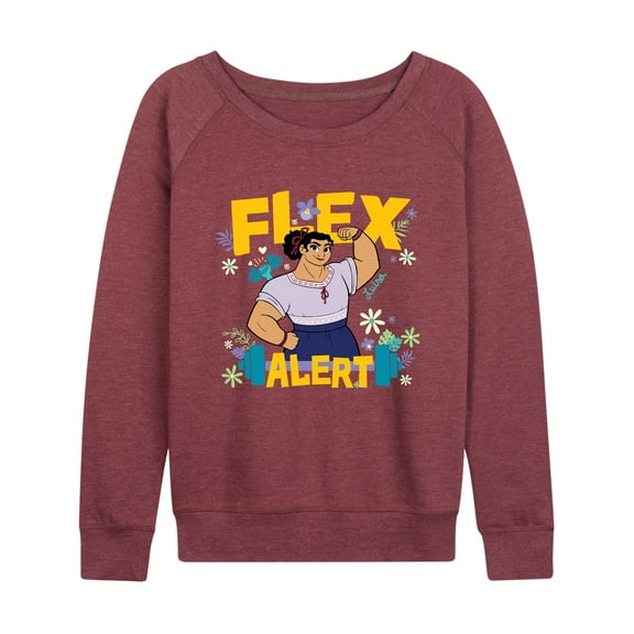 Disney's Encanto - Luisa Flex Alert - Women's Lightweight French Terry Long Sleeve Shirt