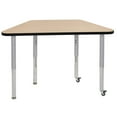 thumbnail image 6 of ECR4Kids 24"x48" Trapezoid Thermo-Fused Activity Table w/ Super Leg, 6 of 9