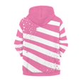 thumbnail image 6 of DISNIMO American Flag Hoodie Girls Pink Hoodies Zip Up for Teen Girls Sweatshirts Size 11-13 Sweatshirt Hoodie Kids Zipper Jacket Boys Jackets 4th of July Hoodies with Pockets Children Clothing, 6 of 7