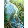 thumbnail image 2 of Wang, John 25x32 Gold Ornate Wood Framed with Double Matting Museum Art Print Titled - Fantasia of Spring, 2 of 4