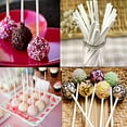 thumbnail image 3 of 300 PCS Cake Pop Sticks and Wrappers Kit, Including 100ct 6-inch Paper Lollipop Sticks, 100ct Clear Candy Treat Bags Parcel, 100ct Gold Twist Ties for Cakepop, Lollipop, Hard Candy, 3 of 6