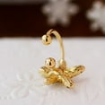thumbnail image 4 of Opolski Women Fashion Jewelry Elegant Love Heart Starfish Rhinestone Stud Earrings Ear Clip, 4 of 7