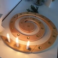 thumbnail image 3 of 40 Piezas Inserto de Vela de Metal para Velas Cónicas Candelabro DIY Juego de Candelabros para Mesa de Velas de árbol, 3 of 5