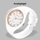 thumbnail image 2 of Reloj Analógico de Cuarzo para Mujer con Correa de Silicona Suave y Esfera Grande, Resistente al Agua 30M – Diseño Deportivo y Casual Unisex, 2 of 5