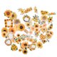 thumbnail image 1 of FELTECHELECTR 50 pegatinas de girasol, pegatinas estéticas, pegatinas de papel adhesivas, pegatinas para botellas de agua., 1 of 7