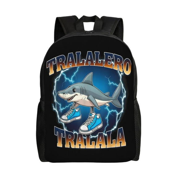 Italian Brainrot Backpack Casual Daypack Large Capacity Travel Work College Back Pack Novelty Backpacks Laptop Bag