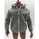 thumbnail image 3 of Trajes de muñeca de figura de acción a escala 1/6, sudadera con cremallera para hombre de 12 pulgadas gris, 3 of 8
