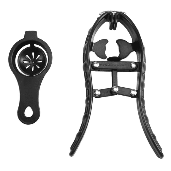 Egg Cracker Egg Opener Automatic Egg Cracker Simple Egg Shell Cutter Egg Shell Cutter Egg Separator Kitchen Gadgets A,1 x Egg opener egg white separator,Black