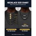 thumbnail image 2 of PROSTEEL Mens Necklace Black Rope Chain for Men Gift 6mm 24 Inch Stainless Steel Twist Chain Necklace Black for Boyfriend Husband Birthday Father Day, 2 of 7