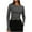 Gray, variant on Jalioing Women's Long Sleeve Tops Solid Color Crew Neck Slim Basic Tee Shirts Going Out Trendy Shirts Outfits