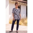 thumbnail image 2 of Catherines Women's Plus Size Suprema Short Sleeve Scoopneck Tee, 2 of 4