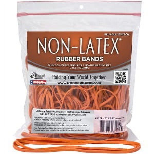 Alliance BIG Non-Latex Rubber Bands 10 X 1/4 Inch - Pack Of 10