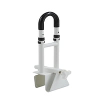 Bathtub Grab Bar Shower Grab Rail Support Handle Adjustable Steel Material Seniors Bathroom Safety Aid