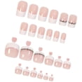 thumbnail image 2 of 48 uñas postizas para los pies, juego de arte de uñas para manos y pies para mujeres y niñas, 2 of 3