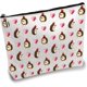 thumbnail image 1 of Bolsas de maquillaje de erizo, bolsa de lona para cosméticos, estuche multiusos con cremallera, neceser de viaje, organizador portátil de maquillaje, 1 of 9