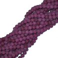 thumbnail image 2 of Espaciador De Piedras De Jade Púrpura Natural Sueltas Strand 6mm Hugo Perlas sueltas redondas, 2 of 3