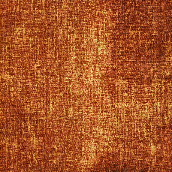 Ahgly Company Machine Washable Indoor Square Transitional Neon Orange Area Rugs, 4' Square