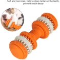 thumbnail image 4 of Mancuerna de limpieza de dientes molares de juguete de perro naranja grande Adepaton LN-0080, 4 of 8