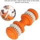 thumbnail image 4 of Mancuerna de limpieza de dientes molares de juguete de perro naranja grande MFZFUKR LN-0080, 4 of 8