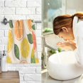 thumbnail image 7 of Yayeee 2 Pack Hand Towels for Bathroom 100% Cotton 16" x 28" Soft Absorbent Kitchen Towel, Beige Citrus Leaves, 7 of 7