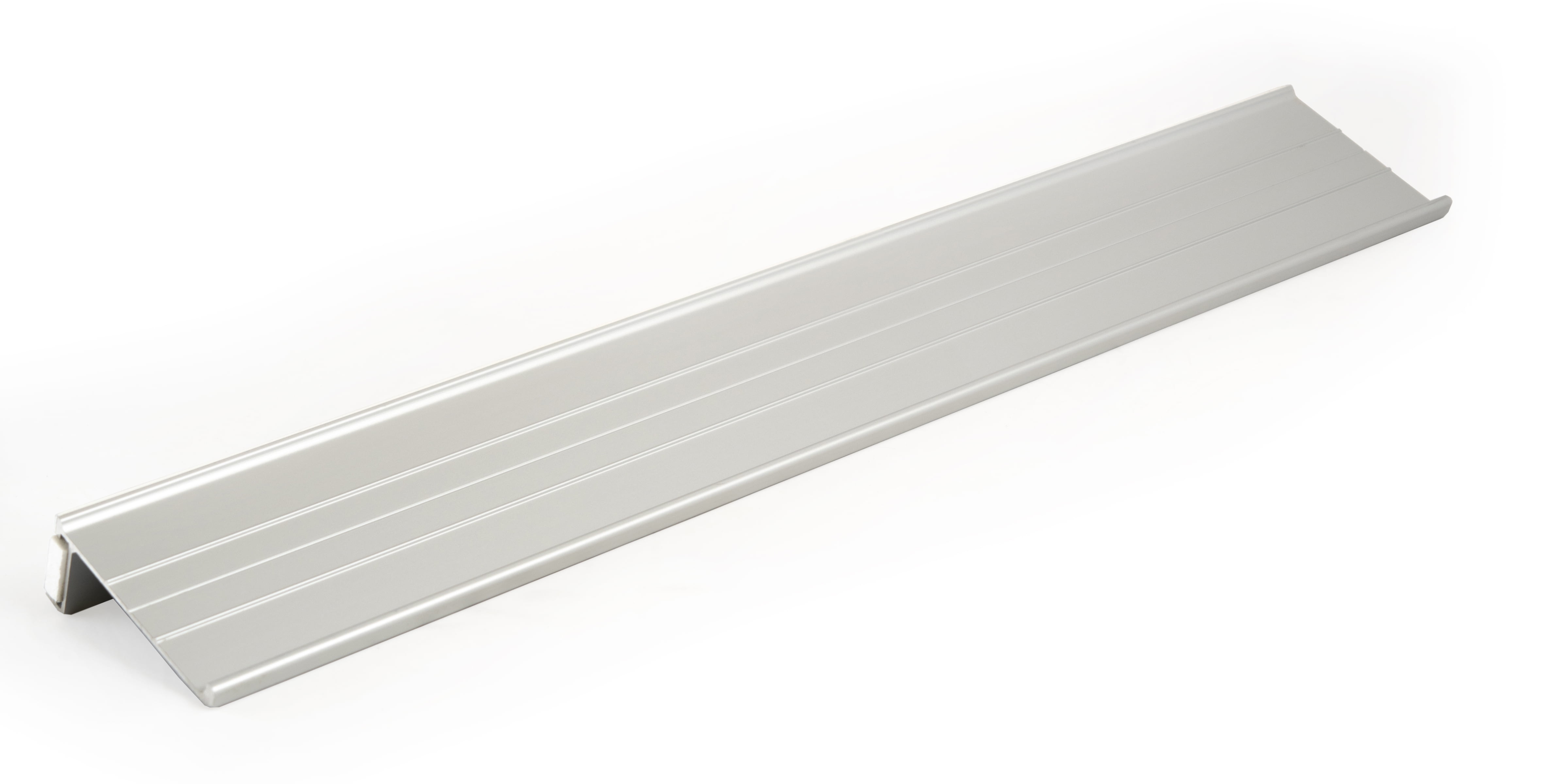 Audio-Visual Direct Silver Magnetic Marker Tray for Dry-Erase Whiteboards - 15.75 L x 2.5 W inches