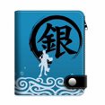 thumbnail image 1 of Cartera Gintamas con personajes de anime, delgada, plegable, multicolor, piel sintética, 1 of 1