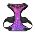 thumbnail image 5 of Gaeub Pink Purple Glitter Gaeub Pink Purple Glitter No Pull Dog Harness, Secure and Adjustable Pet Vest for Outdoor Activities - X-Large, 5 of 8