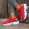thumbnail image 4 of Willtoo Women's Breathable Walking Running Shoes Casual Lace Up Tennis Sneakers Non Slip Work Sport Athletic Orthopedic Shoes, 4 of 6