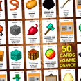 thumbnail image 4 of 100 FOTOS Guía de Minecraft no oficial e independiente: Adivina 100 artículos de Minecraft | Tarjetas flash con estuche de revelación de diapositivas | Relleno de calcetín de regalo de juego de cartas, 4 of 5