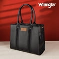 thumbnail image 5 of Wrangler 3Pcs Handbags Set Tote Bag & Medium Crossbody Purse & Wallet, Black, 5 of 7