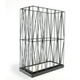 thumbnail image 1 of Mango Steam Pluvian Soakstone Umbrella Holder Rectangle for Entryway & Living Room, Black, 1 of 5
