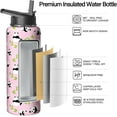 thumbnail image 3 of 32oz Corgi Water Bottle with Handle and Flip Straw, Dog Animal Sports Stainless Steel Insulated Cup Travel Coffee Mug Tumbler, Birthday Mothers Day Chritmas Gifts for Women, 3 of 6