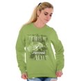 thumbnail image 2 of Hawaii Cute State Flower Souvenir Women Crewneck Sweatshirt Brisco Brands 3X, 2 of 2