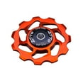 thumbnail image 2 of 11T MTB Bicycle Rear Derailleur Jockey Wheel Ceramic Bearing Pulley Road Bike Guide Roller 4mm 5mm 6mm, 2 of 8