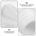 thumbnail image 2 of 2Pcs Sealing Plug Mop Bucket Rubber Stopper Mop Bucket Replacements Drain Outlet Stopper, 2 of 4