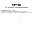 thumbnail image 2 of CMX Front Rear Disc Brake Rotors Kit for Car Ford F-250 Super Duty F-350 4WD K8-101151, 2 of 8