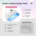thumbnail image 3 of SAVILAND Poly Nail Gel Kit 15 Colors Cat-Eye Pink with 88W U V Lamp for Nail Extension, 3 of 10