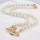 thumbnail image 5 of Rhinestone Faux Planet Saturn Pearl Necklace for Women Jewelry, Fake Pearl Collar Pendant a Necklace Men with Charm for Girls Y2k Jewelry Ladies' Wedd, 5 of 5