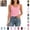 Pink, variant on Mfakffe Womens Tank Tops with Built In Bras Casual Workout Sleeveless Racerback Shirts Comfy Yoga Camisole Tops Undershirt (Black, S)