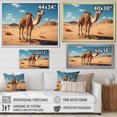 thumbnail image 4 of Designart "Desert Wanderer Camel I" Animals Wall Decor, 4 of 5