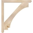 thumbnail image 3 of Ekena Millwork 3 1/2"W x 44"D x 48"H Imperial Craftsman Smooth Bracket, Douglas Fir, 3 of 4