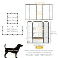 thumbnail image 3 of PawHut Dog Pen with Gate, 12 Panels Puppy Playpen Outdoor Indoor, 31.5"H, 3 of 10
