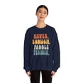 thumbnail image 4 of Paddle Tennis Sweatshirt Gifts Crew Neck Shirt Long Sleeve Unisex, 4 of 7