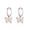 C-Rose Gold, variant on Sterling Silver Butterfly Earrings Hoop for Women Teens Small Butterfly Hoop Earrings Huggie Drop