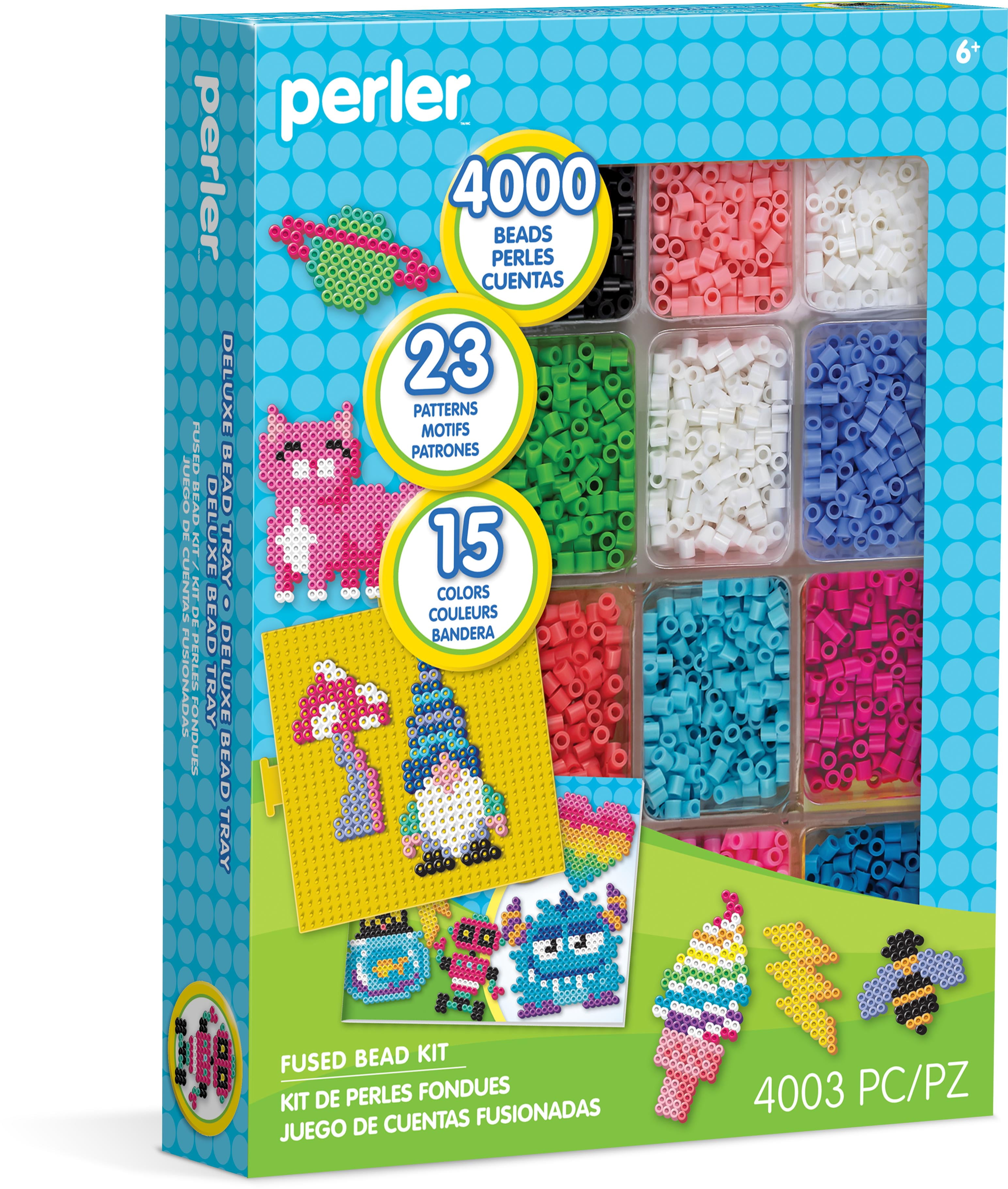 Perler Fused Bead Kit 3500pc Zelda Hylian Shield - Walmart.com